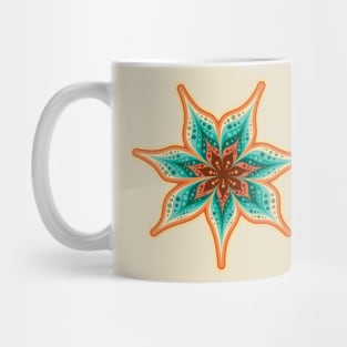 Boho Flower Abstract Mug